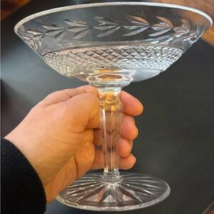 Elegant Waterford Crystal “Martini”  Display Glass/ Candy Dish